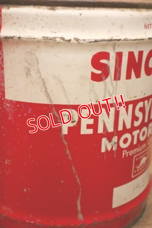 画像3: dp-240508-32 SINCLAIR / PENNSYLVEANIA MOTOR OIL 1950's 5 Gallons Can