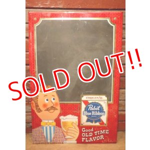 画像: dp-231001-07 Pabst Blue Ribbon / 1960's Menu Chalkboard Sign