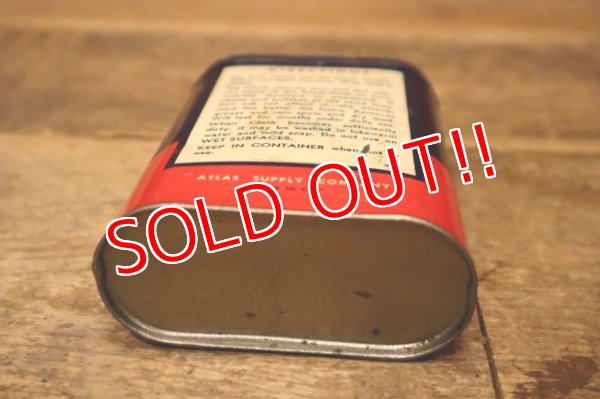 画像6: dp-240508-11 ATLAS / 1950's POLISHING CLOTH CAN