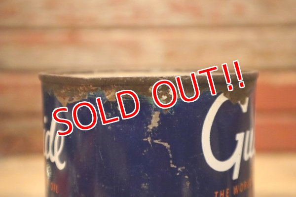 画像7: dp-240508-56 GULF / 1940's-1950's Gulfpride MOTOR One U.S. Quart Can