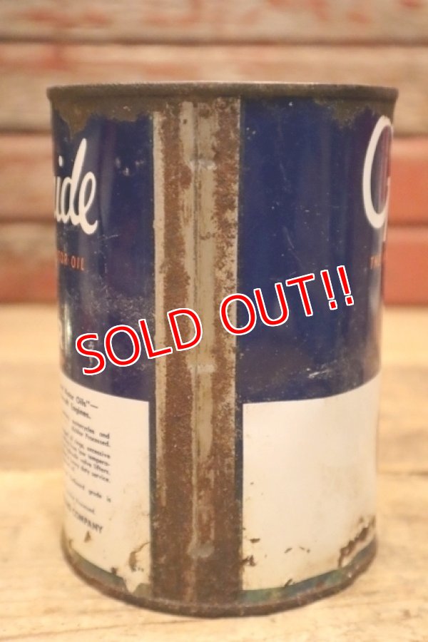 画像5: dp-240508-56 GULF / 1940's-1950's Gulfpride MOTOR One U.S. Quart Can