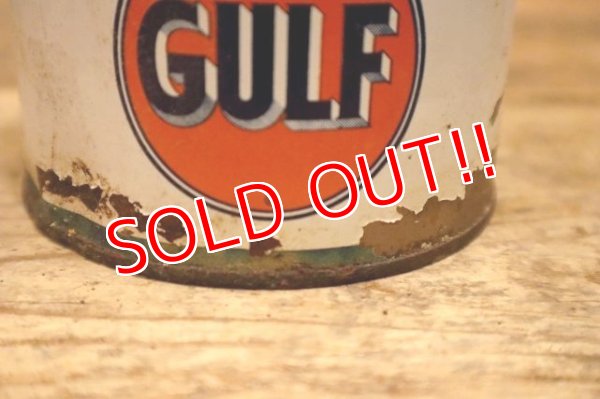 画像6: dp-240508-56 GULF / 1940's-1950's Gulfpride MOTOR One U.S. Quart Can