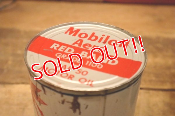 画像7: dp-240508-61 Mobiloil / 1950's One U.S. Quart Oil Can