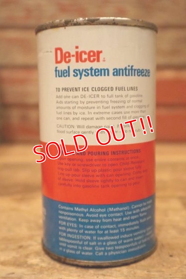 画像2: dp-240508-126 AMOCO De-icer fuel system antifreeze 12 FL.OZ. Can