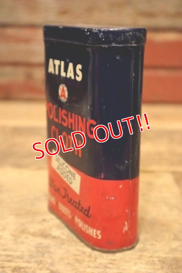 画像4: dp-240508-11 ATLAS / 1950's POLISHING CLOTH CAN