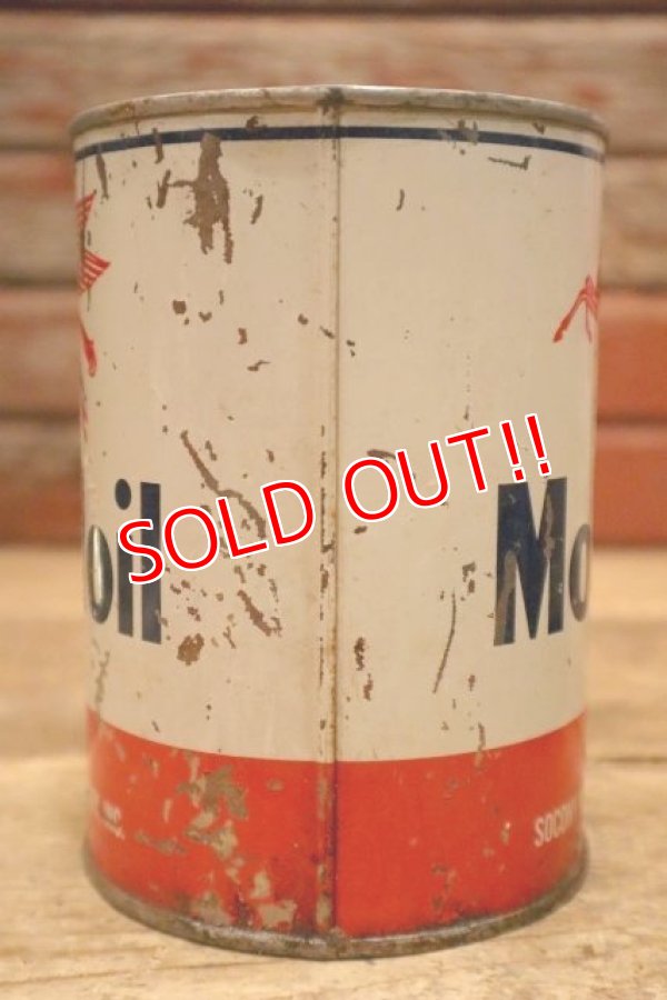 画像5: dp-240508-61 Mobiloil / 1950's One U.S. Quart Oil Can
