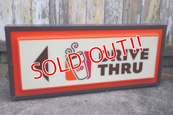 画像1: dp-240508-92 DD (DUNKIN' DONUTS) / DRIVE THRU SIGN
