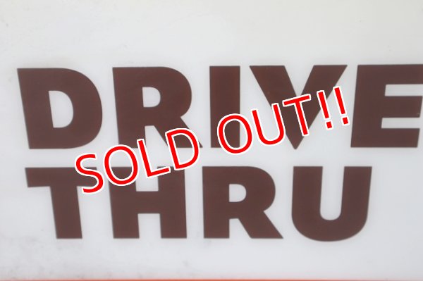 画像9: dp-240508-92 DD (DUNKIN' DONUTS) / DRIVE THRU SIGN