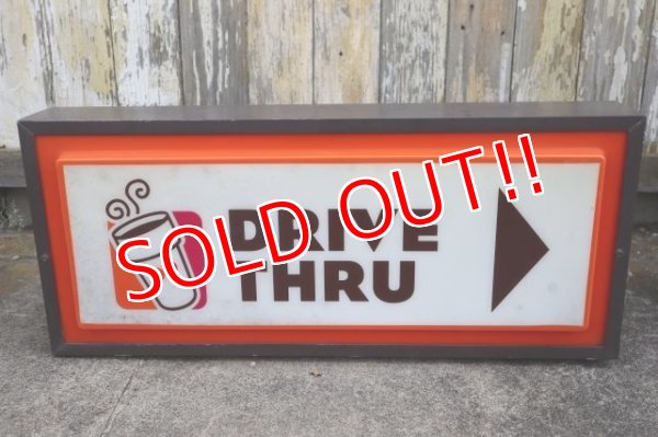 画像5: dp-240508-92 DD (DUNKIN' DONUTS) / DRIVE THRU SIGN