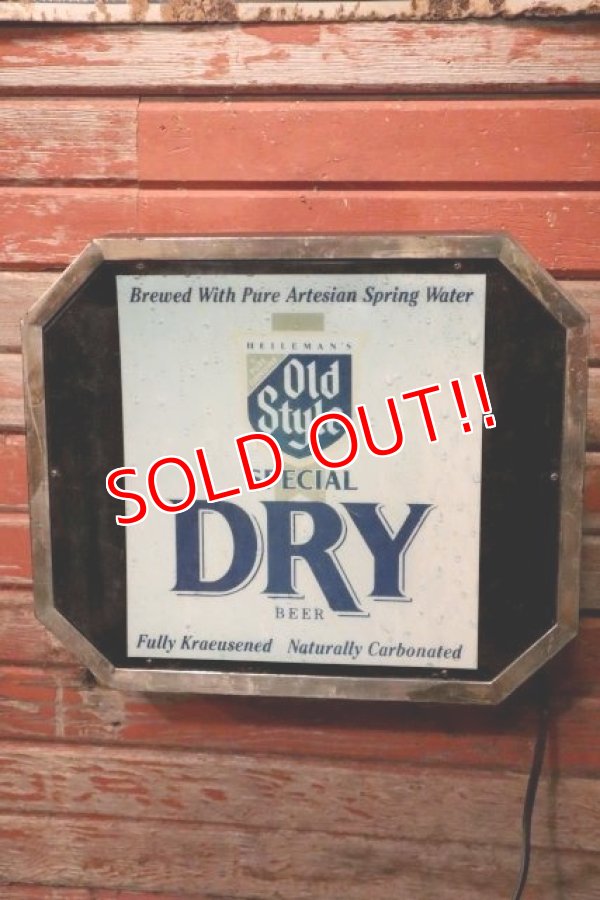 画像2: dp-231206-04 【JUNK】Old Style SPECIAL DRY / 1988 Lighted Sign