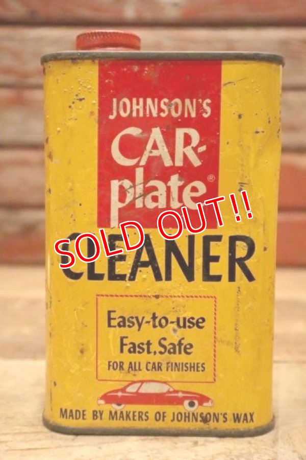 画像1: dp-240508-16 JOHNSON'S / car plate CLEANER Can