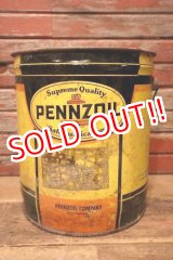 画像: dp-240508-69 PENNZOIL / 1960's-1970's 5 U.S. GALLONS OIL CAN