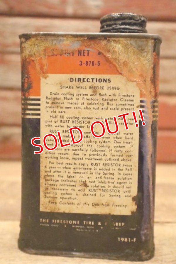 画像3: dp-240508-49 Firestone / 1940's-1950's RADIATOR RUST RESISTOR CAN