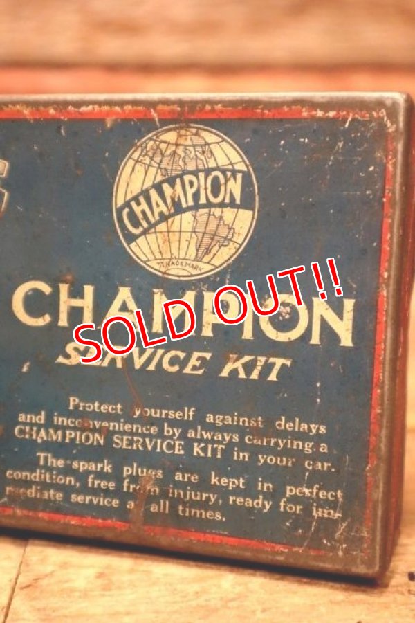 画像4: dp-240605-01 CHAMPION / 1930's SERVICE KIT TIN BOX