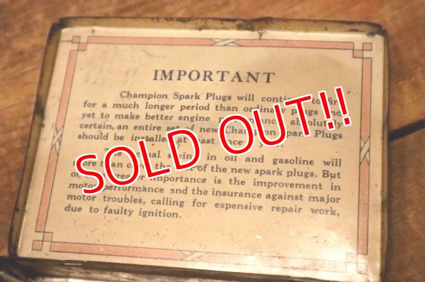 画像10: dp-240605-01 CHAMPION / 1930's SERVICE KIT TIN BOX