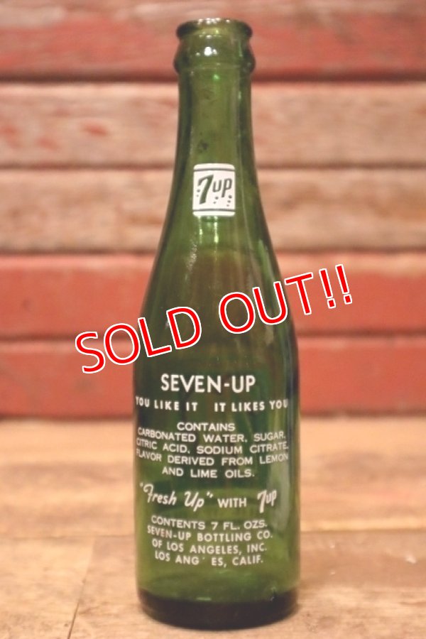 画像3: dp-240611-02 7up / 1950's 7 FL.OZ. Bottle