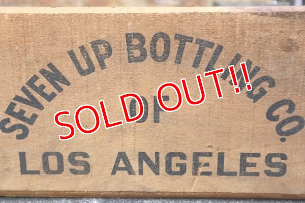 画像2: dp-240604-10 SEVEN UP 7up / 1960's Wood Box