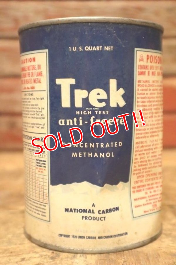 画像2: dp-240508-55 Trek / anti-freeze 1930's-1940's One U.S. Quart Can