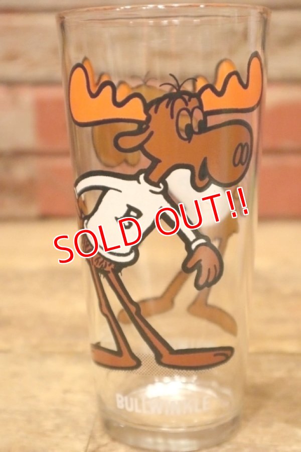画像4: gs-240605-27 BULLWINKLE / 1970's PEPSI Collectors Series 16 oz. Glass