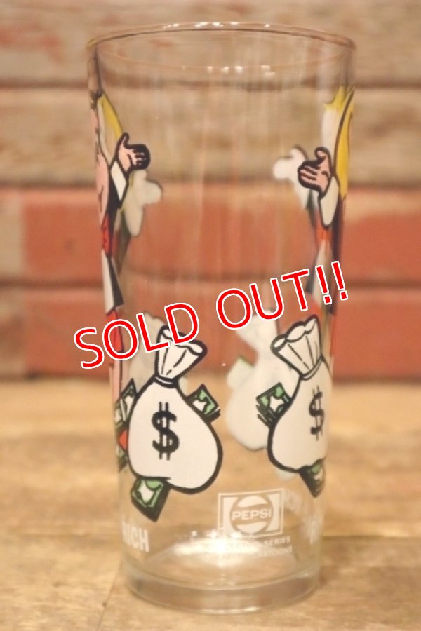 画像7: gs-240605-33 RICHIE RICH / 1970's PEPSI Collectors Series 16 oz. Glass