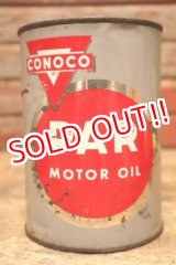 画像: dp-240508-62 CONOCO / PAR MOTOR OIL 1950's-1960's One U.S. Quart Can