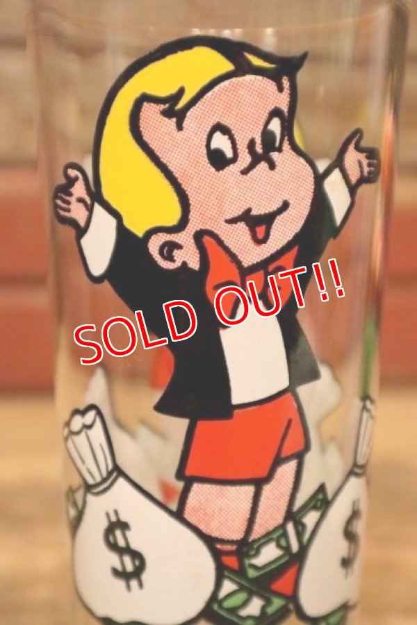 画像2: gs-240605-33 RICHIE RICH / 1970's PEPSI Collectors Series 16 oz. Glass