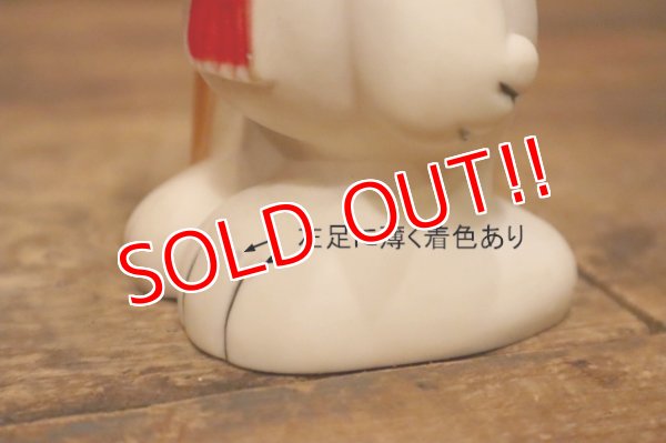 画像7: ct-240604-04 Snoopy / Danara 1980's Coin Bank "Ski"