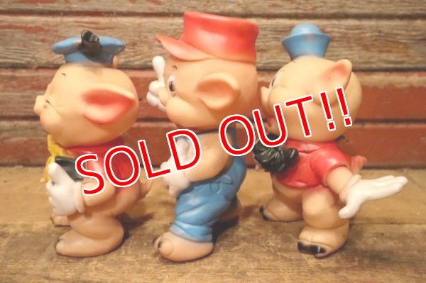 画像5: ct-240418-15 Three Little Pigs / 1960's Rubber Doll Set