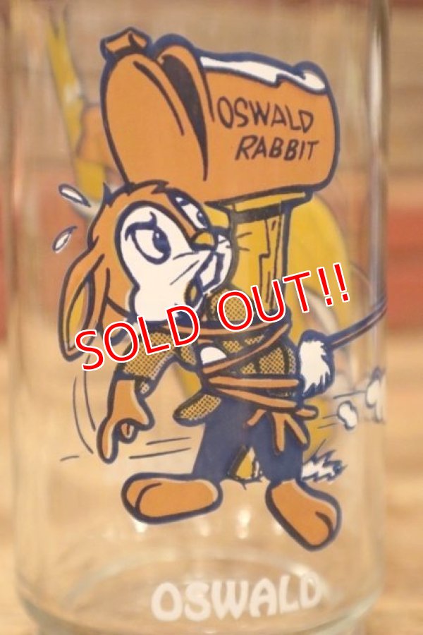 画像2: gs-240605-16 OSWALD & CUDDLES / 1970's Walter Lantz Productions Series Glass