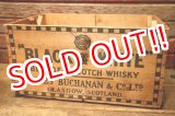 画像: dp-240604-04 BLACK & WHITE SCOTCH WHISKY / Vintage Wood Box