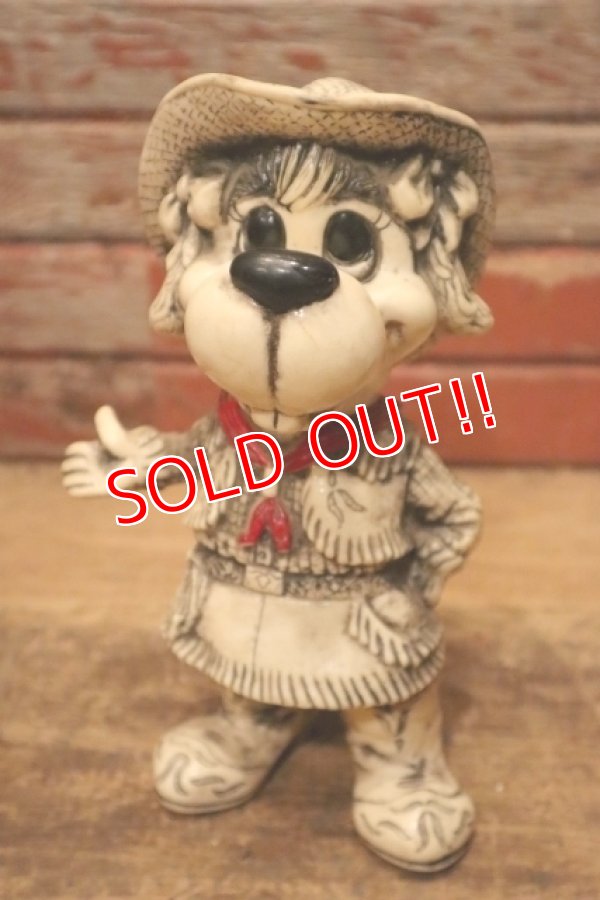 画像1: ct-240605-18 CREATIVE MFG, INC. / 1970's Cow Girl Dog Coin Bank