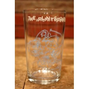 画像: gs-240605-10 The Flintstones / Welch's 1960's Glass "PEBBLES LANDS A FISH"