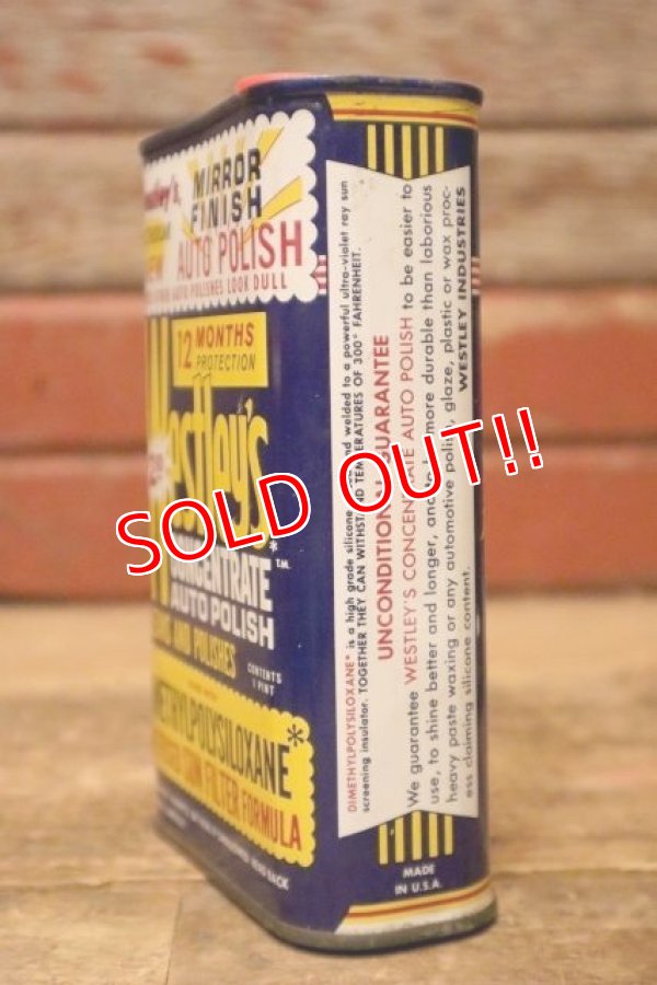 画像3: dp-240207-07 WESTLEY INDUSTRIES, INC. / Westley's AUTO POLISH CAN