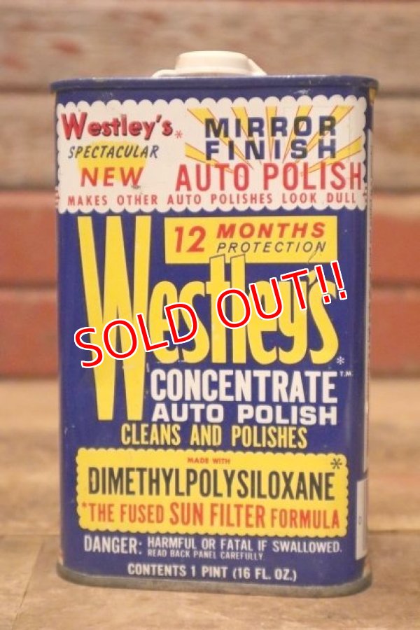 画像1: dp-240207-07 WESTLEY INDUSTRIES, INC. / Westley's AUTO POLISH CAN