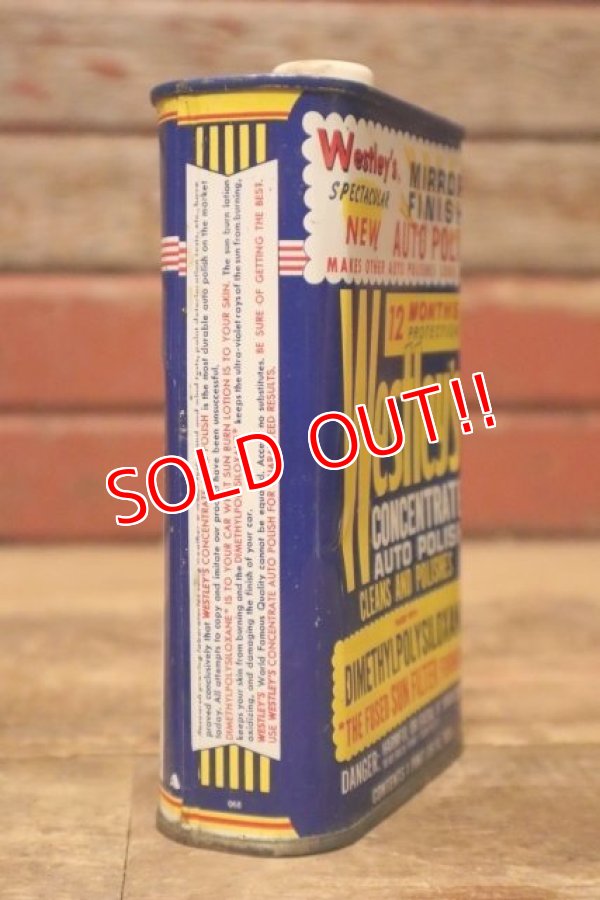 画像4: dp-240207-07 WESTLEY INDUSTRIES, INC. / Westley's AUTO POLISH CAN