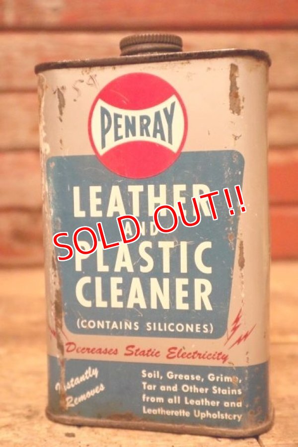 画像1: dp-240508-75 PENRAY LEATHER AND PLASTIC CLEANER CAN
