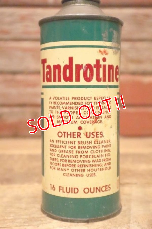 画像3: dp-240508-126 Tandrotine 1950's Thinner Can