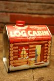 画像1: dp-240605-12 LOG CABIN syrup 100th Anniversary Tin Can