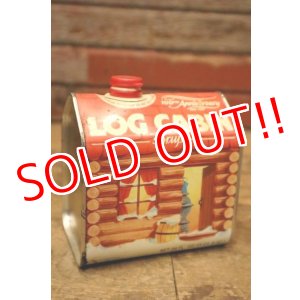 画像: dp-240605-12 LOG CABIN syrup 100th Anniversary Tin Can