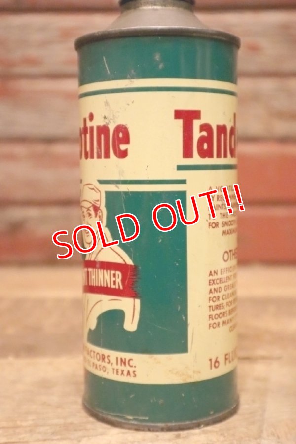 画像4: dp-240508-126 Tandrotine 1950's Thinner Can
