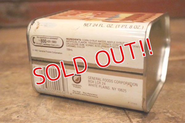 画像8: dp-240605-12 LOG CABIN syrup 100th Anniversary Tin Can