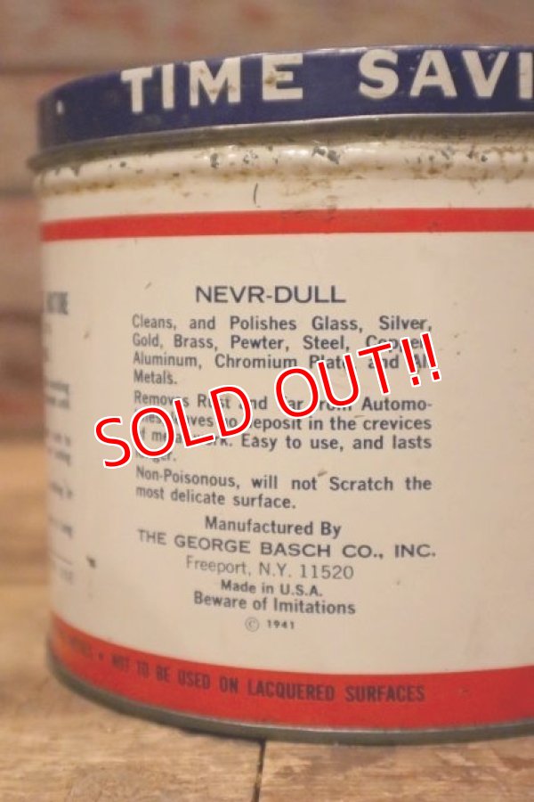画像5: dp-240508-126 THE GEORGE BASCH CO. 1940's NEVR-DULL MAGIC WADDING POLISH CAN