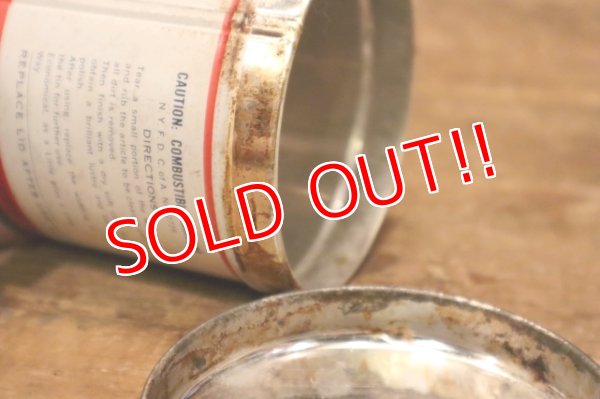 画像8: dp-240508-126 THE GEORGE BASCH CO. 1940's NEVR-DULL MAGIC WADDING POLISH CAN