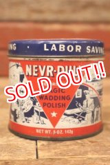 画像: dp-240508-126 THE GEORGE BASCH CO. 1940's NEVR-DULL MAGIC WADDING POLISH CAN