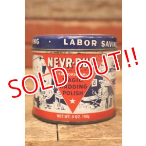 画像: dp-240508-126 THE GEORGE BASCH CO. 1940's NEVR-DULL MAGIC WADDING POLISH CAN