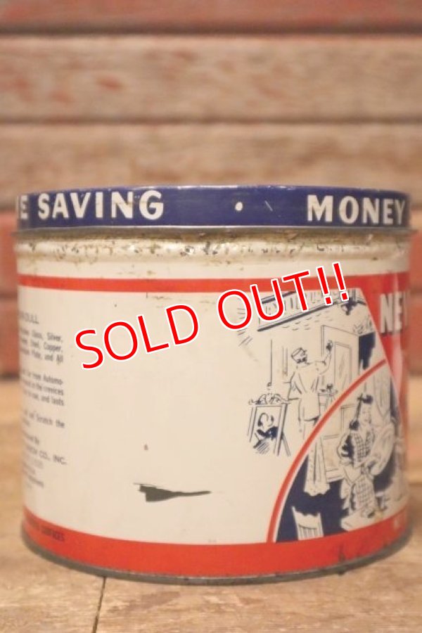 画像6: dp-240508-126 THE GEORGE BASCH CO. 1940's NEVR-DULL MAGIC WADDING POLISH CAN