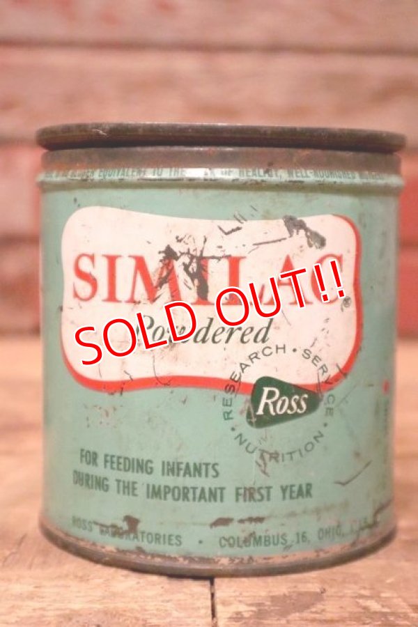 画像1: dp-231016-24 SIMILAC Powdered Vintage Tin Can