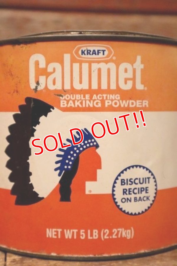 画像2: dp-240623-05 Calumet / KRAFT Baking Powder Can