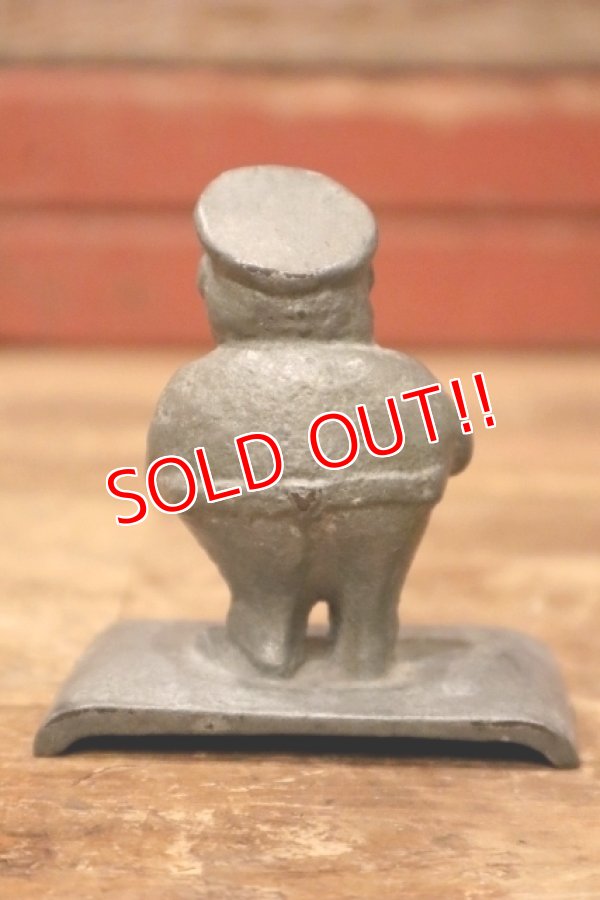 画像6: ct-240718-08 K-T Gas Oil 1920's-1930's El Reco Serviceman Cast Iron Paper Weight