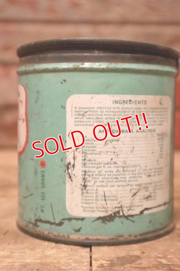 画像4: dp-231016-24 SIMILAC Powdered Vintage Tin Can